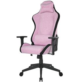 Fotel gamingowy Paracon GLITCH - Tkanina - Różowy